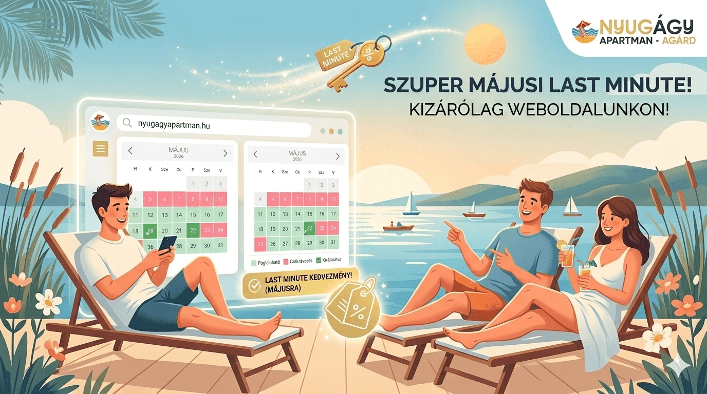 Szuper Last Minute kedvezmények májusra a Nyugágy Apartmanban!