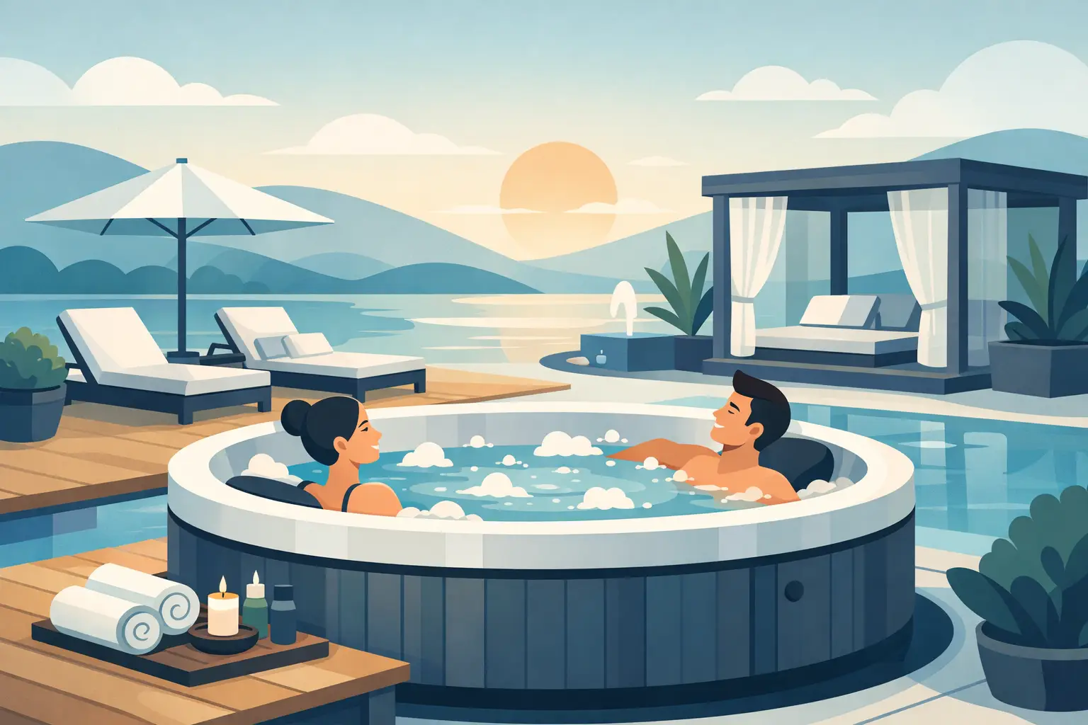 Gino Spa jakuzzi vélemények pihenés előtt