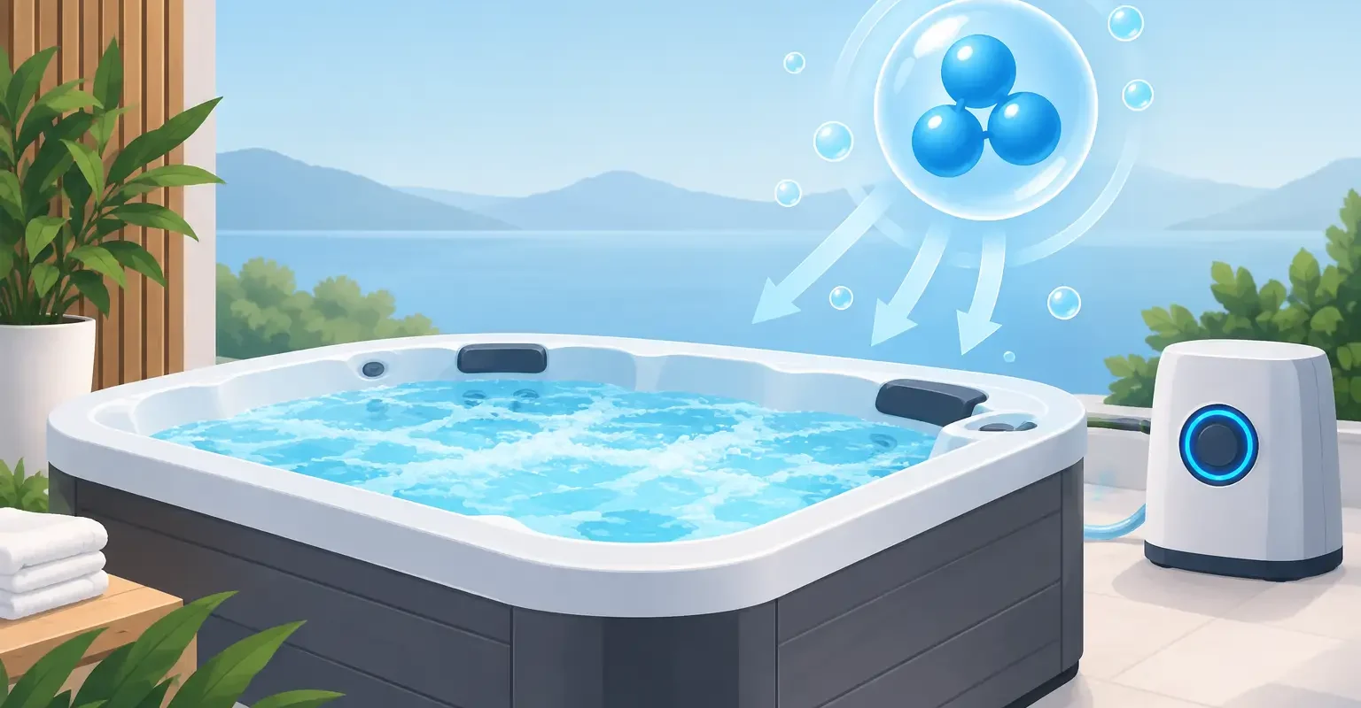 Az ózonfertőtlenítéses jakuzzi előnyei